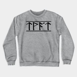 Rude Runes - Anglo-Saxon curse (7) Crewneck Sweatshirt